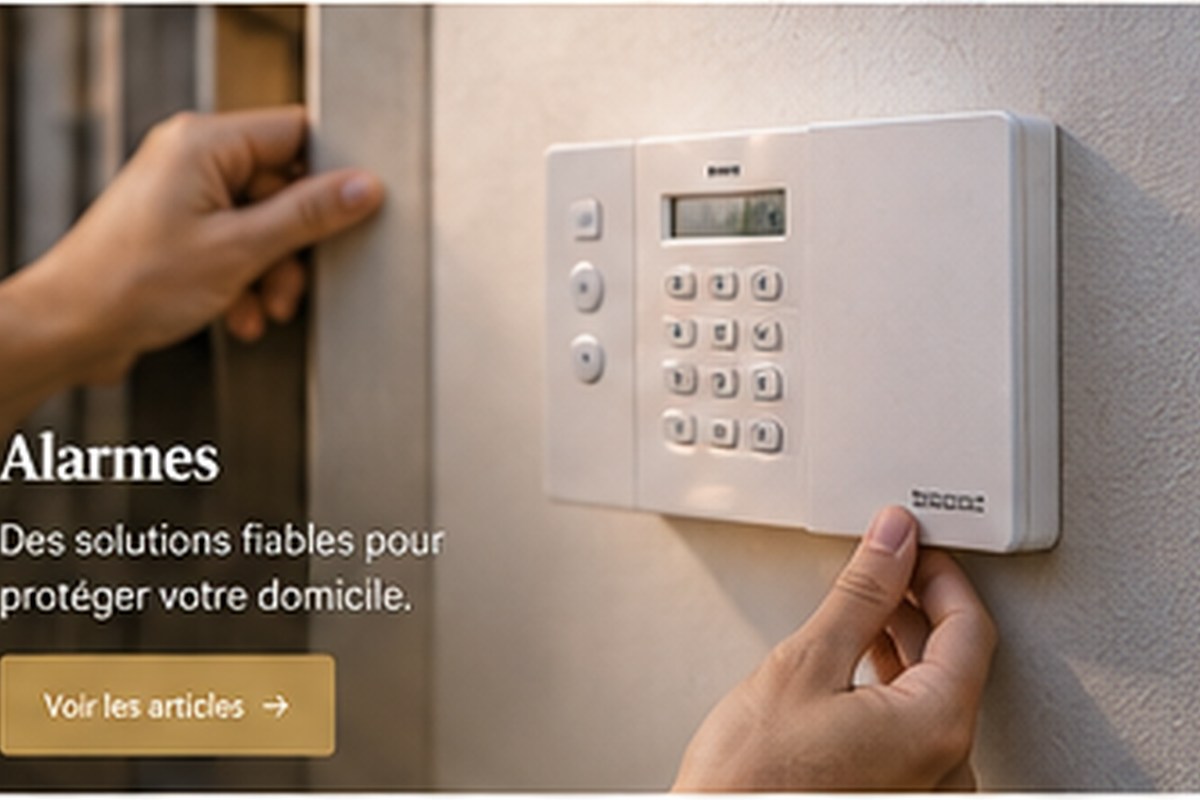 Illustration d’une centrale d’alarme résidentielle